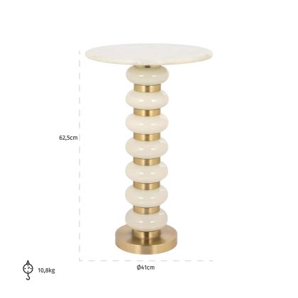 End Table Barbara White by Richmond Interiors