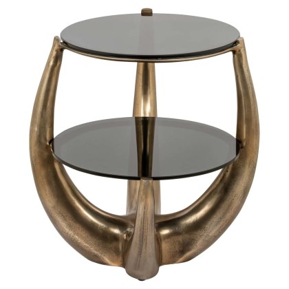 End Table Aida Gold by Richmond Interiors
