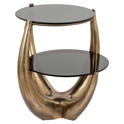 End Table Aida Gold by Richmond Interiors