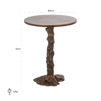 End Table Misty Bronze by Richmond Interiors End Table Misty Bronze by Richmond Interiors