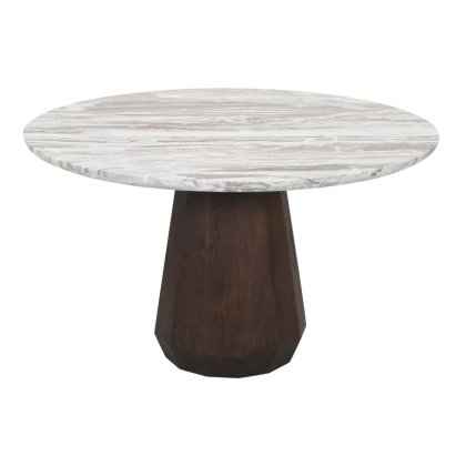 Dining Table Oberoy Blush Beige 130cm by Richmond Interiors