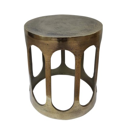 End Table Du Pont Brushed Gold by Richmond Interiors End Table Du Pont Brushed Gold by Richmond Interiors