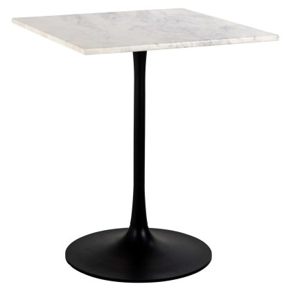 Carlten 65 x 65cm Bistro Table (Black / White) by Richmond Interiors