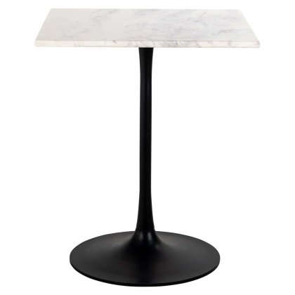Carlten 65 x 65cm Bistro Table (Black / White) by Richmond Interiors