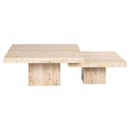 La Cantera Coffee Table - Beige - (Set of 2) by Richmond Interiors La Cantera Coffee Table - Beige - (Set of 2) by Richmond Interiors