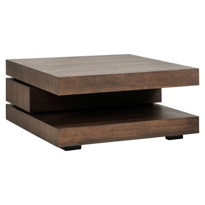 Coffee Table Oakura Brown 90x90 by Richmond Interiors Coffee Table Oakura Brown 90x90 by Richmond Interiors