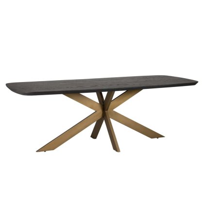 Dining Table Cambon Dark Coffee Danish Oval 280 by Richmond Interiors Dining Table Cambon Dark Coffee Danish Oval 280 by Richmond Interiors