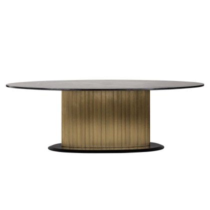 Dining Table Ironville Gold Oval 235 by Richmond Interiors Dining Table Ironville Gold Oval 235 by Richmond Interiors