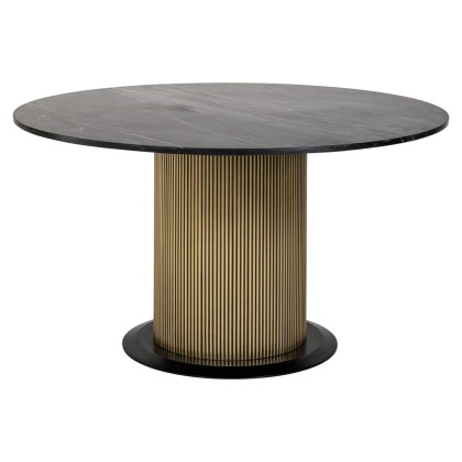 Dining Table Ironville Gold 140cm by Richmond Interiors Dining Table Ironville Gold 140cm by Richmond Interiors