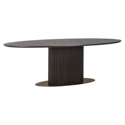 Dining Table Luxor Brown Oval 300 by Richmond Interiors