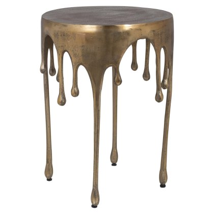 End Table Carly Brushed Gold by Richmond Interiors