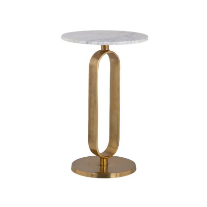 End Table Celine Brushed Gold by Richmond Interiors