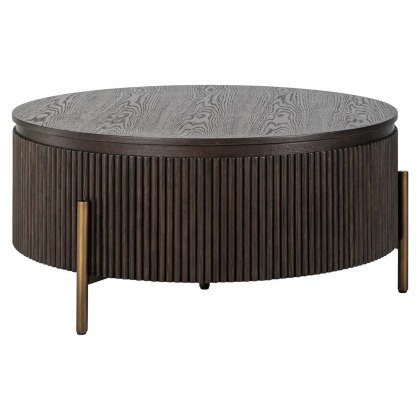 Coffee Table Luxor Brown 95cm by Richmond Interiors Coffee Table Luxor Brown 95cm by Richmond Interiors
