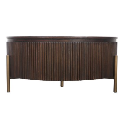 Coffee Table Luxor Brown 95cm by Richmond Interiors Coffee Table Luxor Brown 95cm by Richmond Interiors