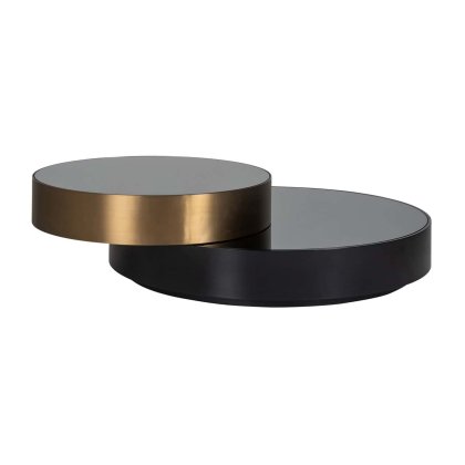 Coffee Table Alexander Jones Black/Gold (Slice) by Richmond Interiors