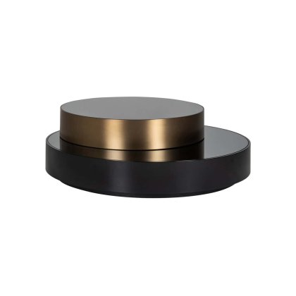 Coffee Table Alexander Jones Black/Gold (Slice) by Richmond Interiors