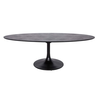 Dining Table Blax Black Oval 250 by Richmond Interiors Dining Table Blax Black Oval 250 by Richmond Interiors