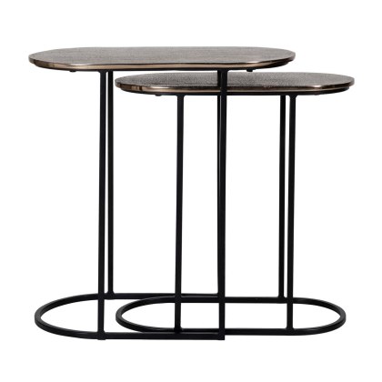 End Table Chandon Champagne Gold (Set of 2) by Richmond Interiors