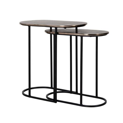 End Table Chandon Champagne Gold (Set of 2) by Richmond Interiors