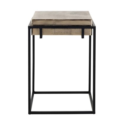 End Table Calloway Champagne Gold by Richmond Interiors