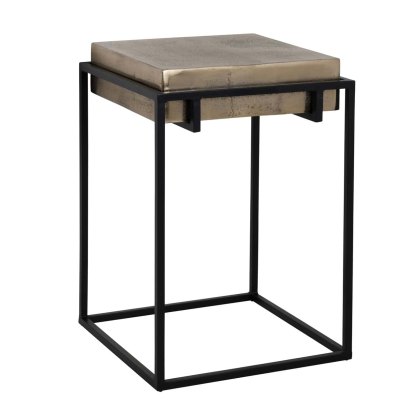 End Table Calloway Champagne Gold by Richmond Interiors