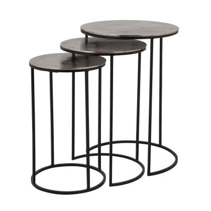 Coffee Table Nolan Champagne Gold (Set of 3) by Richmond Interiors Coffee Table Nolan Champagne Gold (Set of 3) by Richmond Interiors
