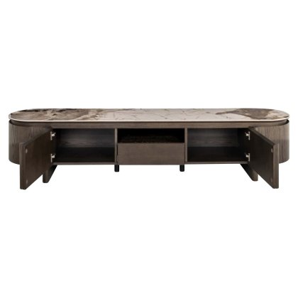 TV Cabinet Langford Brown by Richmond Interiors