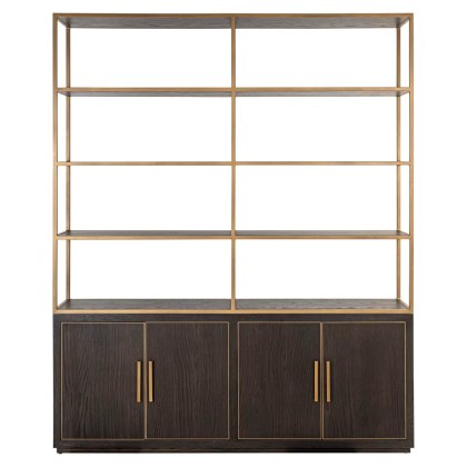 Display Cabinet Carter Brown Large 4 Door by Richmond Interiors