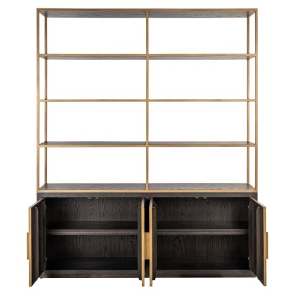 Display Cabinet Carter Brown Large 4 Door by Richmond Interiors