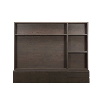 TV Cabinet Lachance Brown 3 Door 2 Drawer by Richmond Interiors