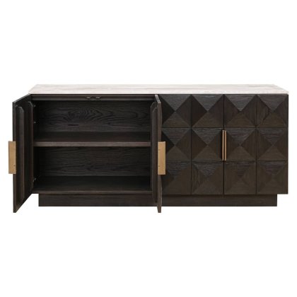Sideboard Claremont Brown 4 Door by Richmond Interiors