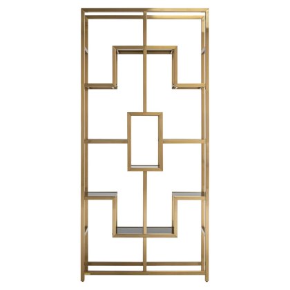 Display Cabinet Magnus Brushed Gold by Richmond Interiors