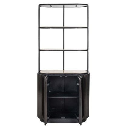 Storage Cabinet Hampton Dark Brown by Richmond Interiors