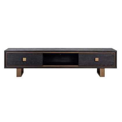 TV Cabinet Hunter Black Rustic by Richmond Interiors