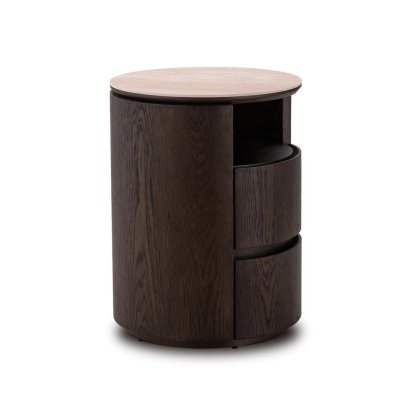 Nightstand Nando Brown 2 Drawer by Richmond Interiors