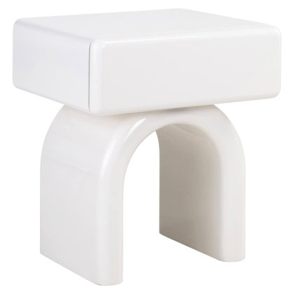 Nightstand Bennet Coconut Milk 1-Drawer by Richmond Interiors