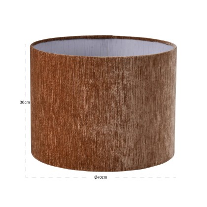 Lampshade Ziba Be Straight Mocha Mousse 40cm by Richmond Interiors