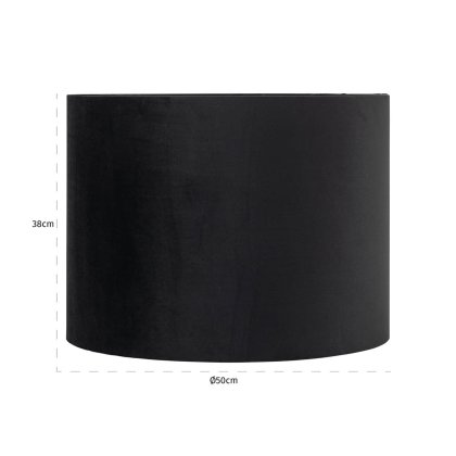 Lampshade Jaylinn Black 50cm by Richmond Interiors