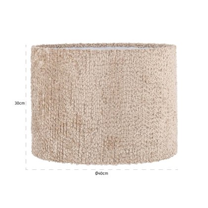 Lampshade Emily Lovely Beige 40cm by Richmond Interiors