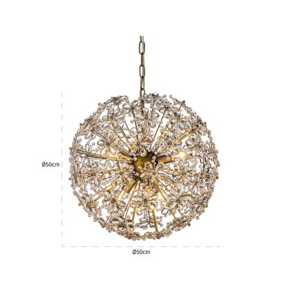 Chandelier Cyntha Bronze by Richmond Interiors