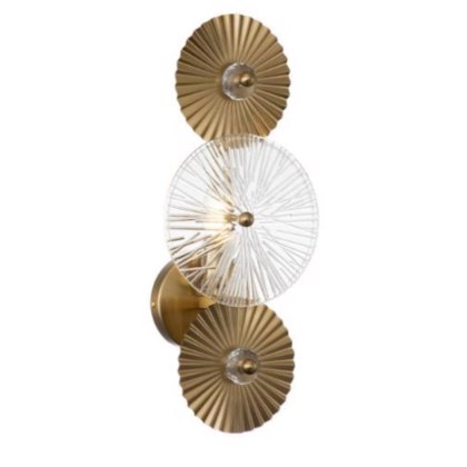 Wall Lamp Aidan Brushed Gold by Richmond Interiors