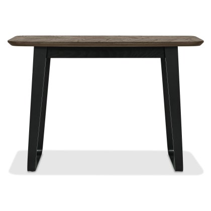 Emerson Weathered Oak and Peppercorn Console Table by Bentley Designs