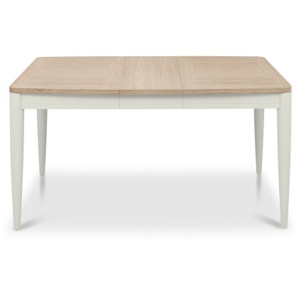 Larsen Scandi Oak and Soft Grey 4-6 Extension Dining Table by Bentley Designs