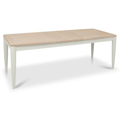 Larsen Scandi Oak and Soft Grey 6-8 Extension Dining Table by Bentley Designs