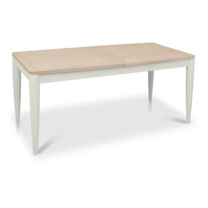 Larsen Scandi Oak and Soft Grey 6-8 Extension Dining Table by Bentley Designs