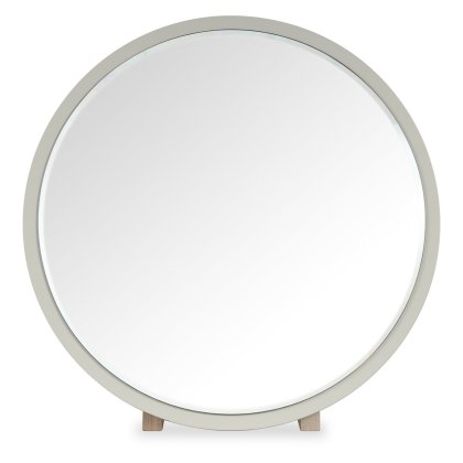 Larsen Scandi Oak and Soft Grey Vanity Mirror by Bentley Designs Larsen Scandi Oak and Soft Grey Vanity Mirror by Bentley Designs