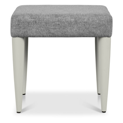 Larsen Scandi Oak and Soft Grey Stool - Grey Fabric by Bentley Designs Larsen Scandi Oak and Soft Grey Stool - Grey Fabric by Bentley Designs