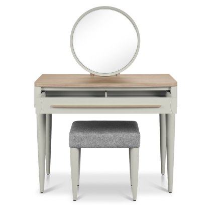 Larsen Scandi Oak and Soft Grey Dressing Table Set by Bentley Designs Larsen Scandi Oak and Soft Grey Dressing Table Set by Bentley Designs