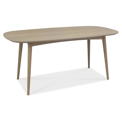 Dansk Scandi Oak 6 Seater Dining Table by Bentley Designs Dansk Scandi Oak 6 Seater Dining Table by Bentley Designs