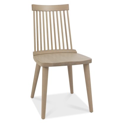 Spindle Dining Chairs - Scandi Oak (Pair) by Bentley Designs